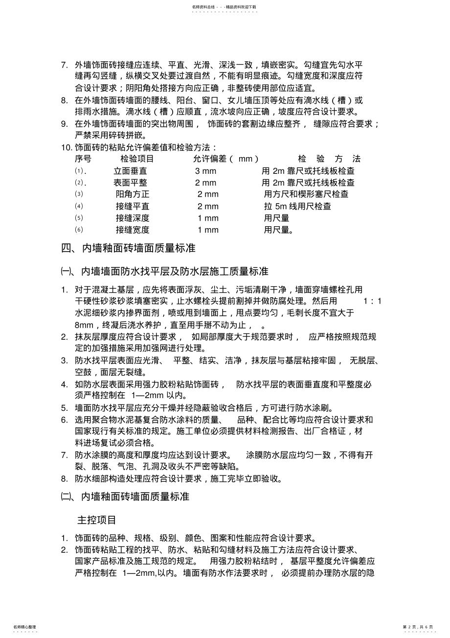 2022年墙面质量标准 .pdf_第2页