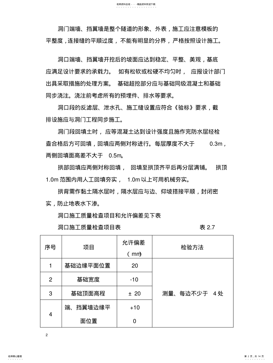 2022年隧道施工质量控制与检验 .pdf_第2页