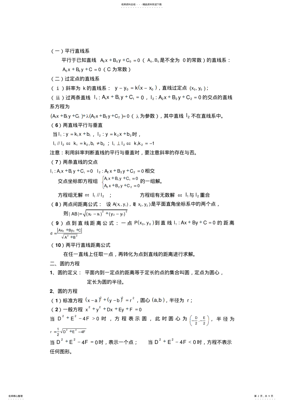 2022年高中数学必修知识点总结归纳 2.pdf_第2页