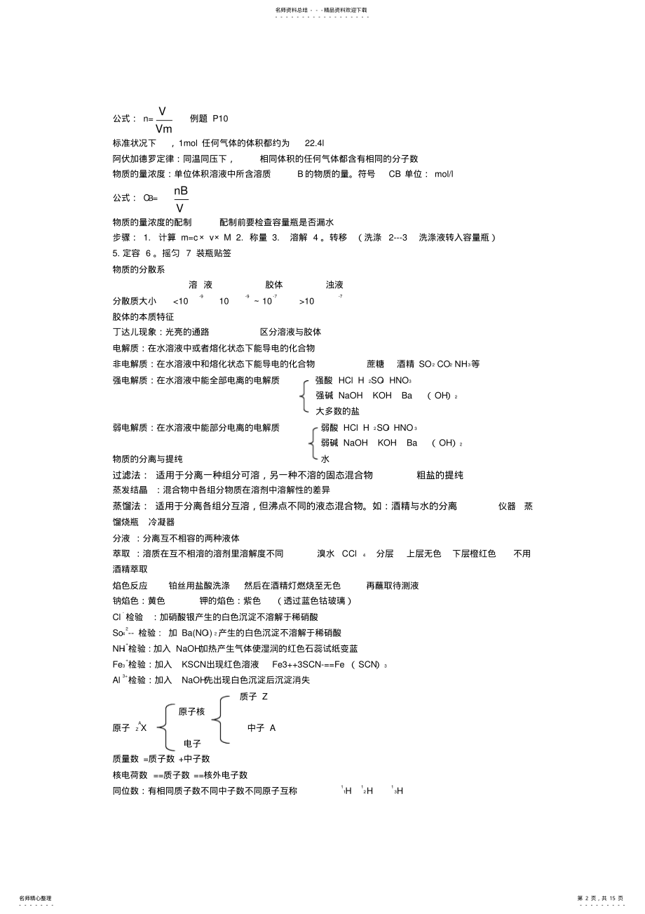 2022年高二化学会考知识点整理 .pdf_第2页