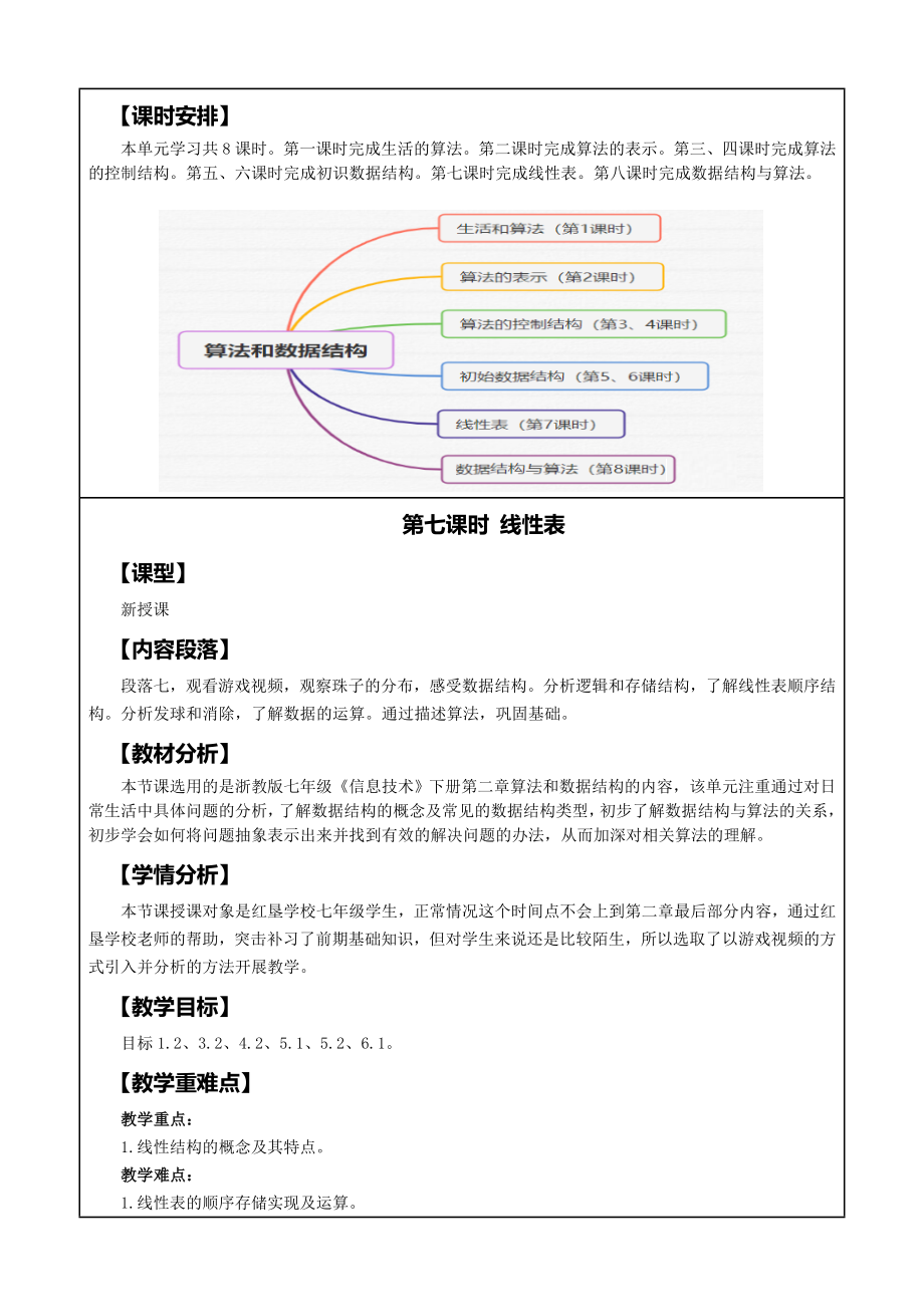 中小学算法和数据结构单元教学设计（第十四课）公开课教案教学设计课件案例测试练习卷题.docx_第2页