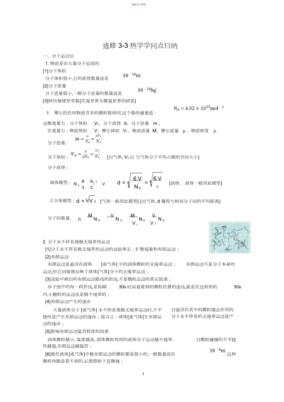 2022年高中物理-热学知识点归纳2.docx_第1页