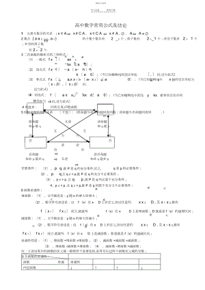 2022年高中数学公式大全8.docx