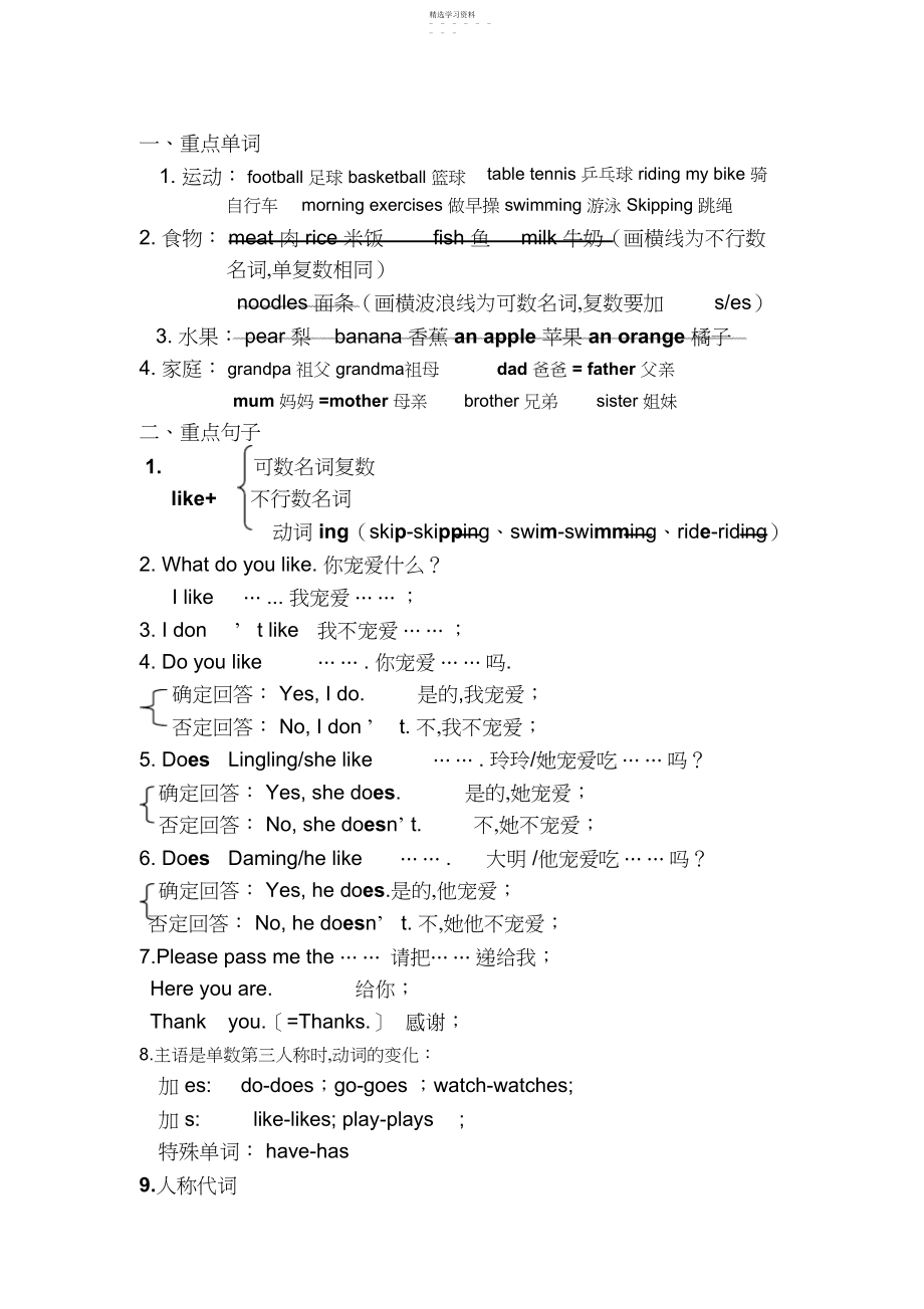 2022年外研版英语三年级下册刘坡小学知识点归纳.docx_第2页