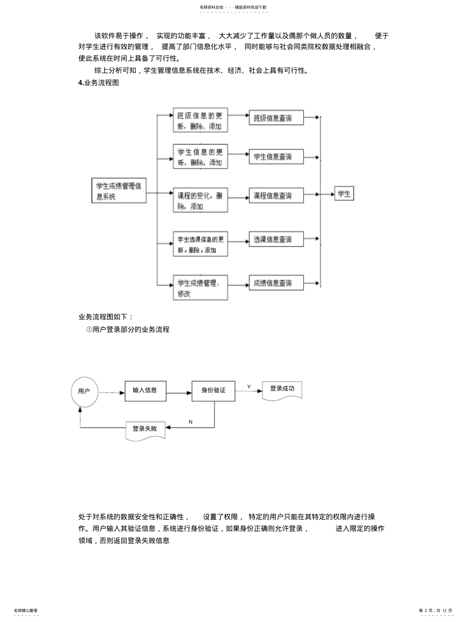 2022年学生成绩管理信息系统 .pdf_第2页