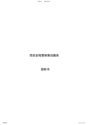 2022年项目全程营销策划招标文件. .pdf