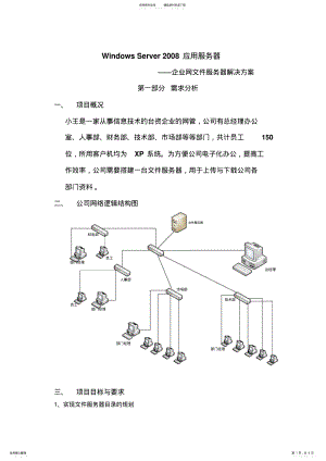 2022年项目案例企业网文件服务器解决方案 .pdf