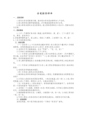 大班会变颜色的水公开课教案教学设计课件案例试卷.docx