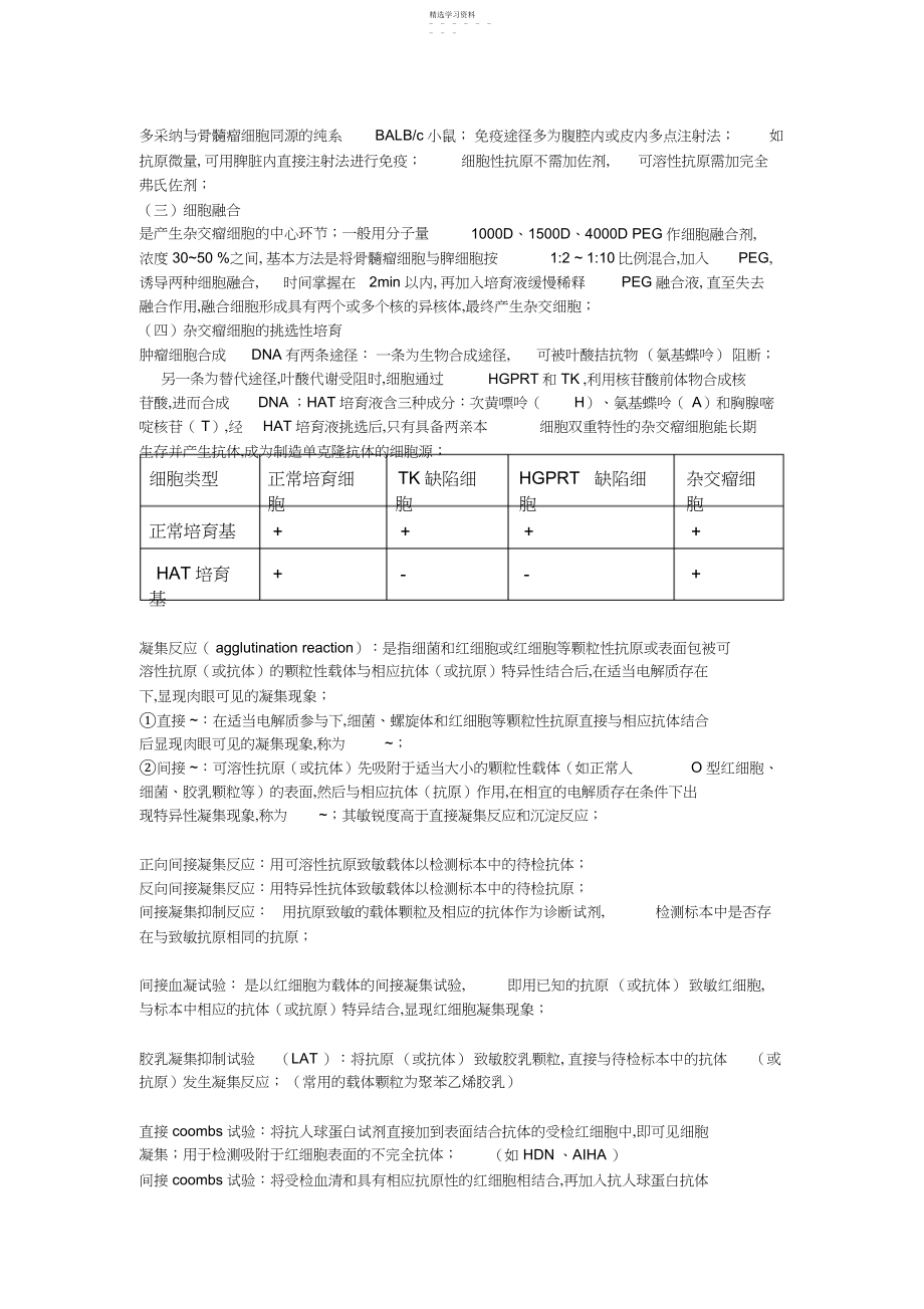 2022年完整word版,临床免疫学检验名词解释重要知识点.docx_第2页