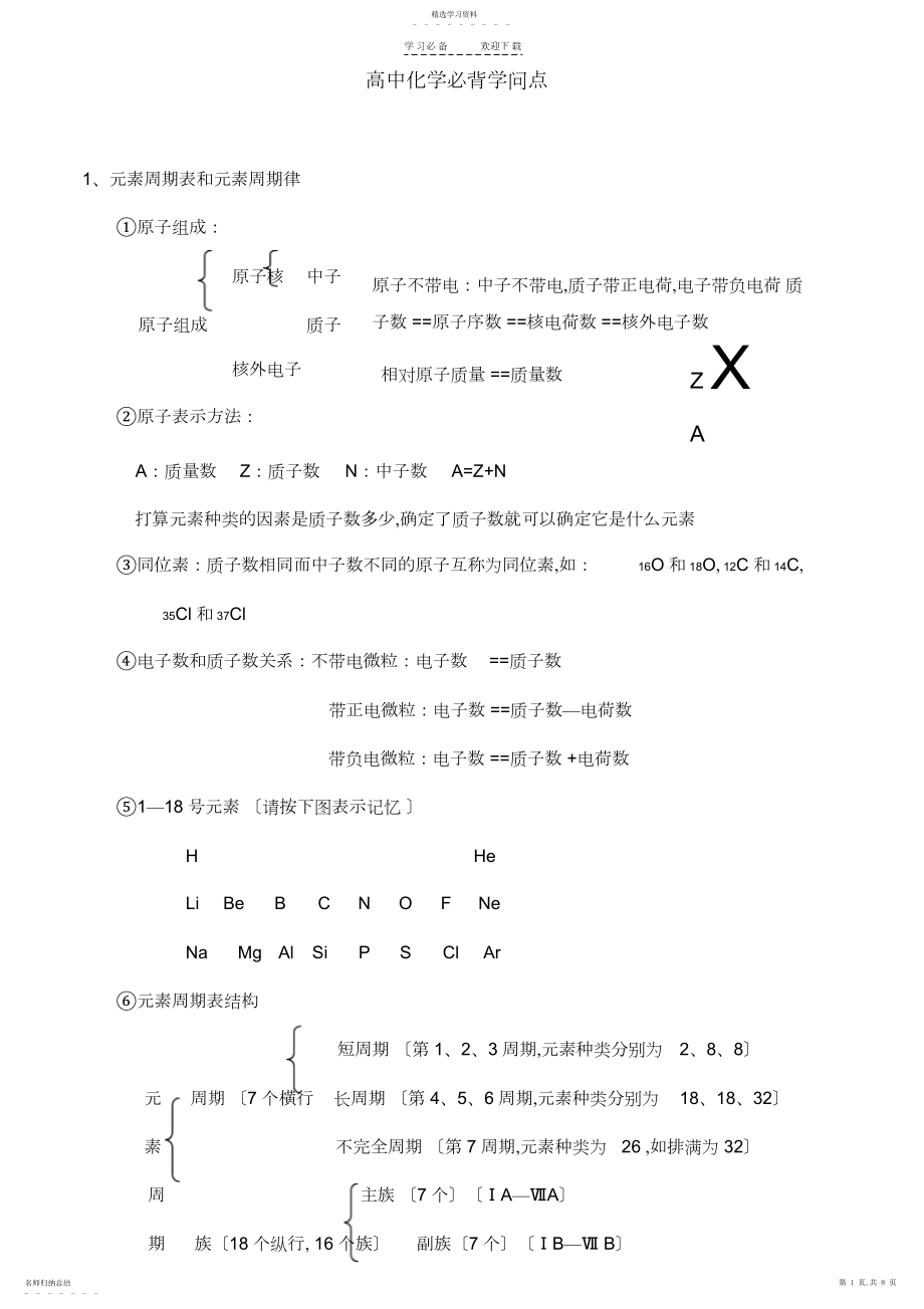 2022年高中化学必背知识点知识点分析新人教版.docx_第1页