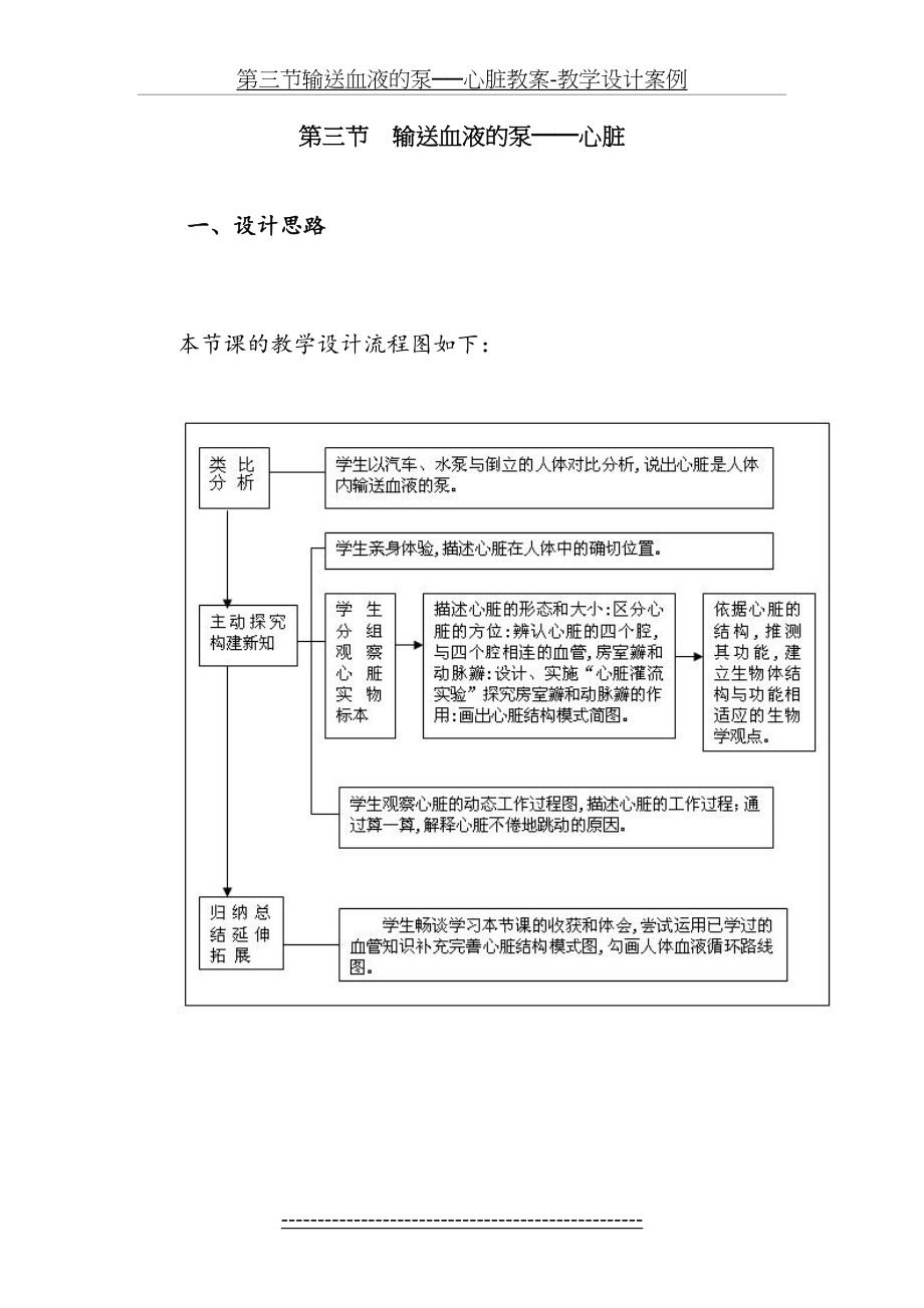 第三节输送血液的泵──心脏教案-教学设计案例.doc_第2页