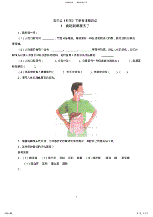 2022年青岛版五年级科学下册各课知识点,推荐文档 .pdf