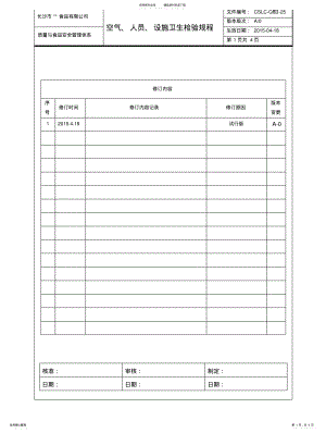 2022年食品厂空气、人员、设施卫生检验规程 .pdf