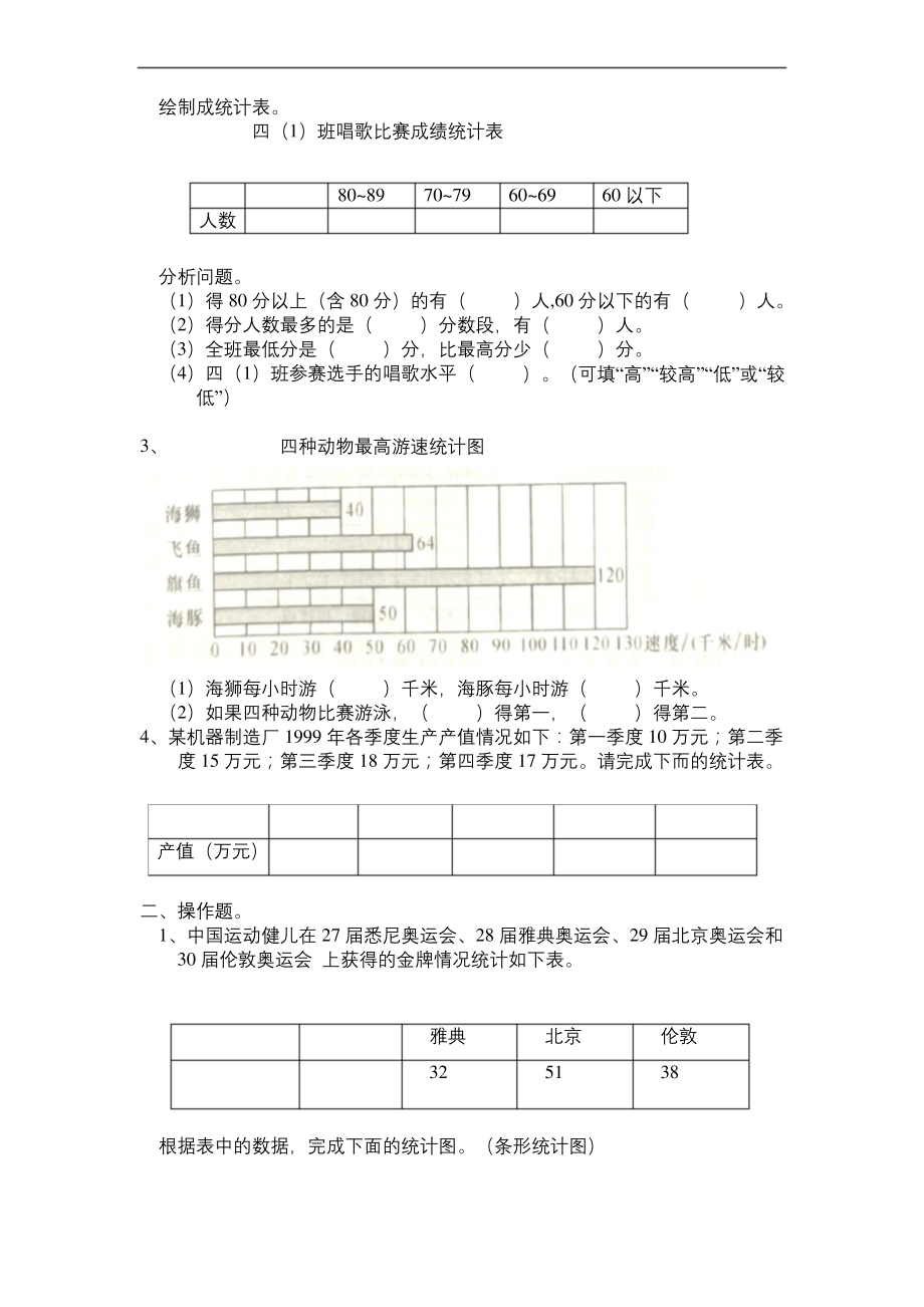 四年级上册数学试题-第四单元测试-苏教版.docx_第2页