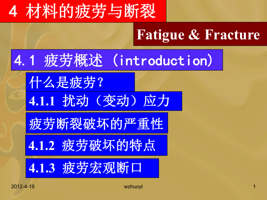 材料的疲劳与断裂ppt课件.pptx_第1页