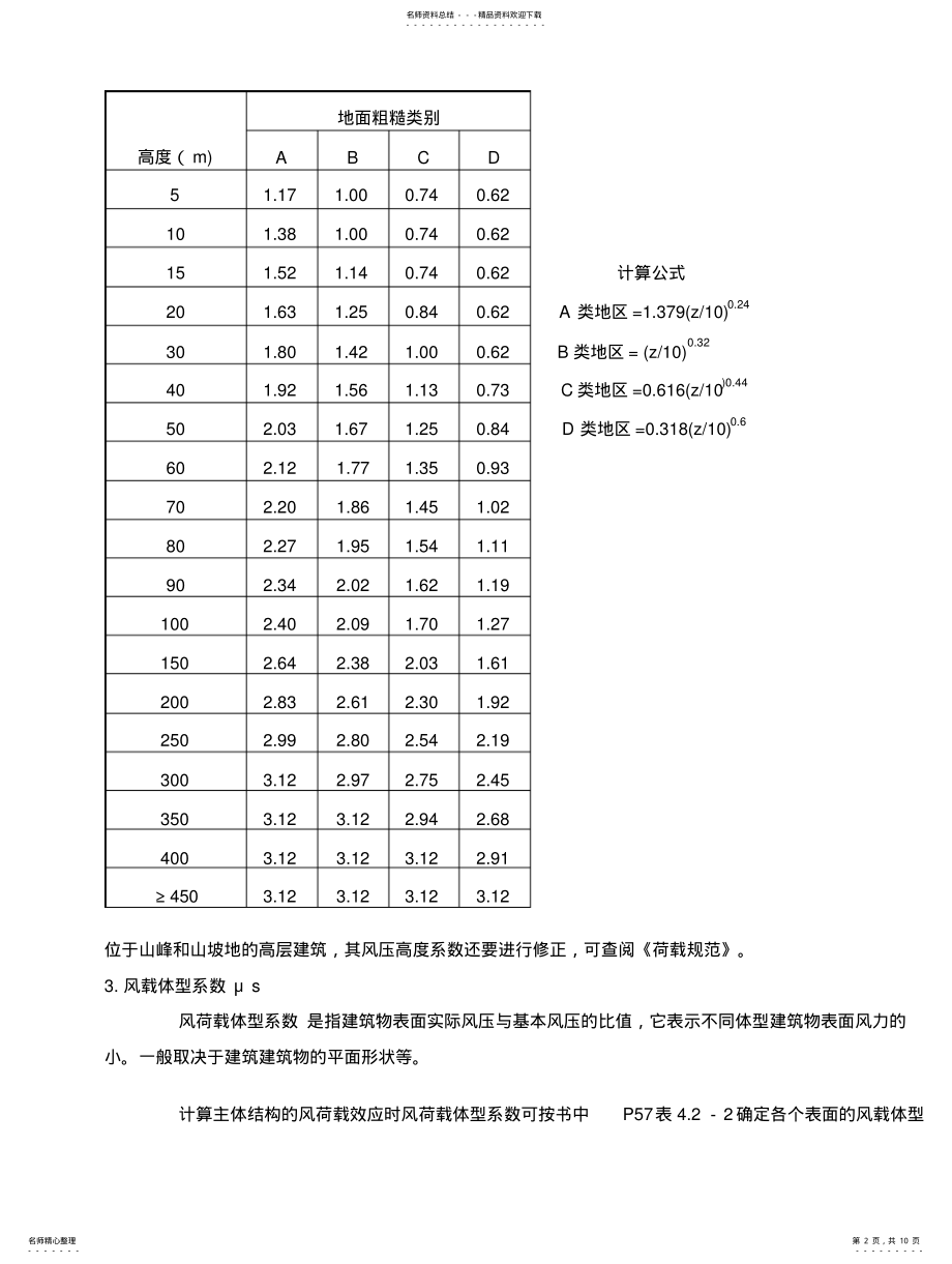 2022年风荷载计算解析 .pdf_第2页