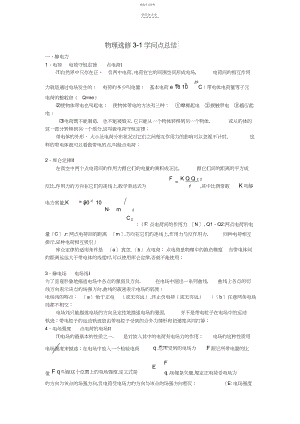 2022年高中物理-知识点汇总.docx