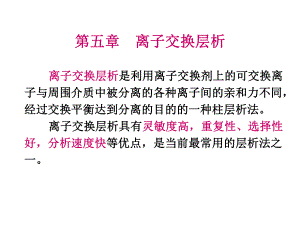 第5章-离子交换层析ppt课件.ppt