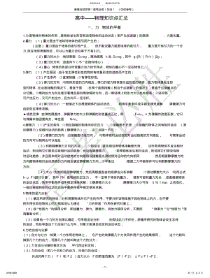 2022年高中——物理知识点汇总 2.pdf