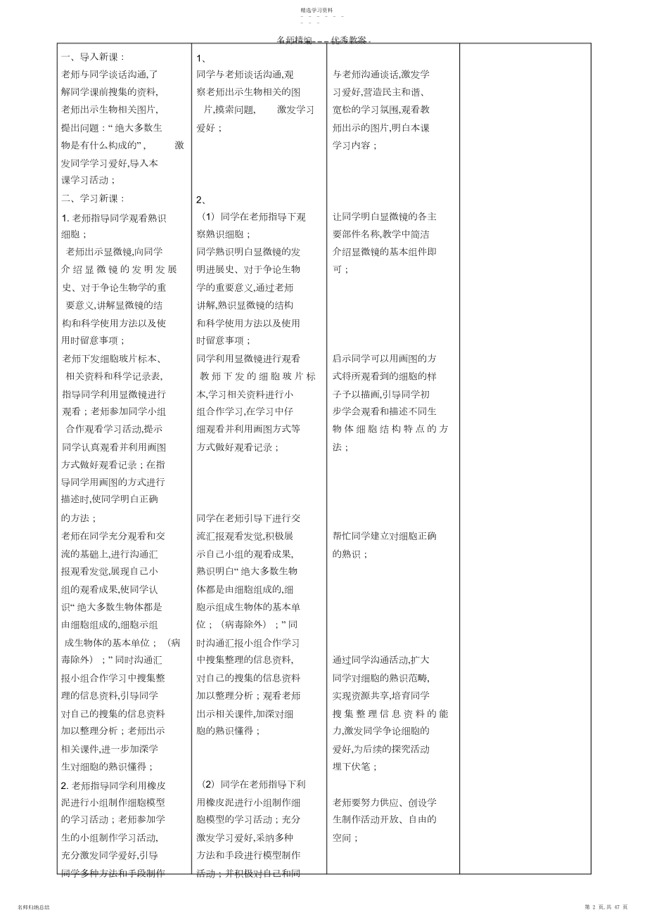 2022年青岛版六年级科学下册全册教案.docx_第2页