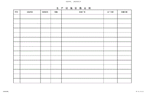 2022年食品生产企业台账记录表 .pdf