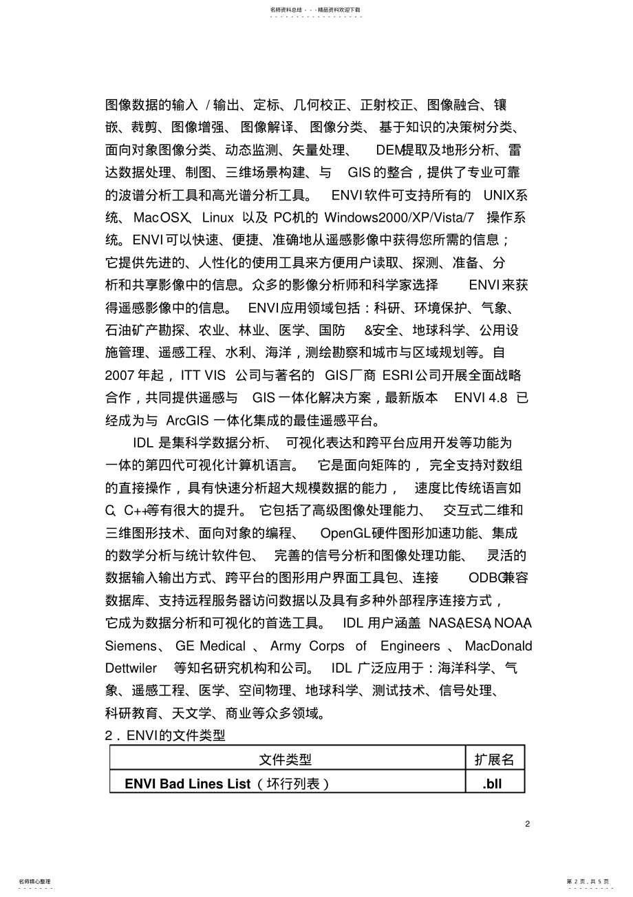 2022年实验一ENVI快速入门实用 .pdf_第2页