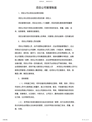 2022年项目公司项目管理制度 .pdf