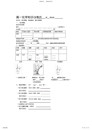 2022年高一化学知识小卡片 .pdf