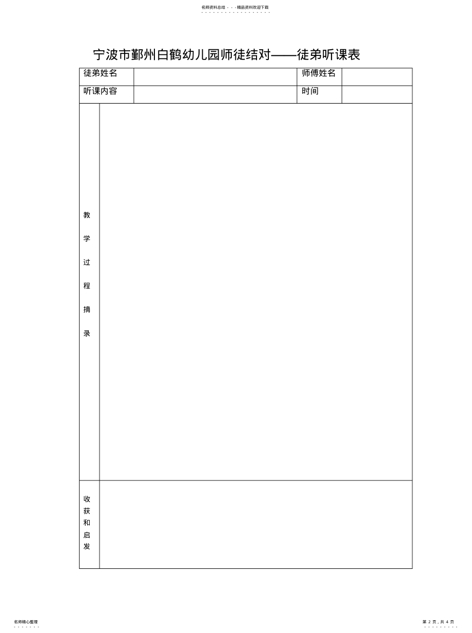 2022年师徒结对系列表格资料 .pdf_第2页