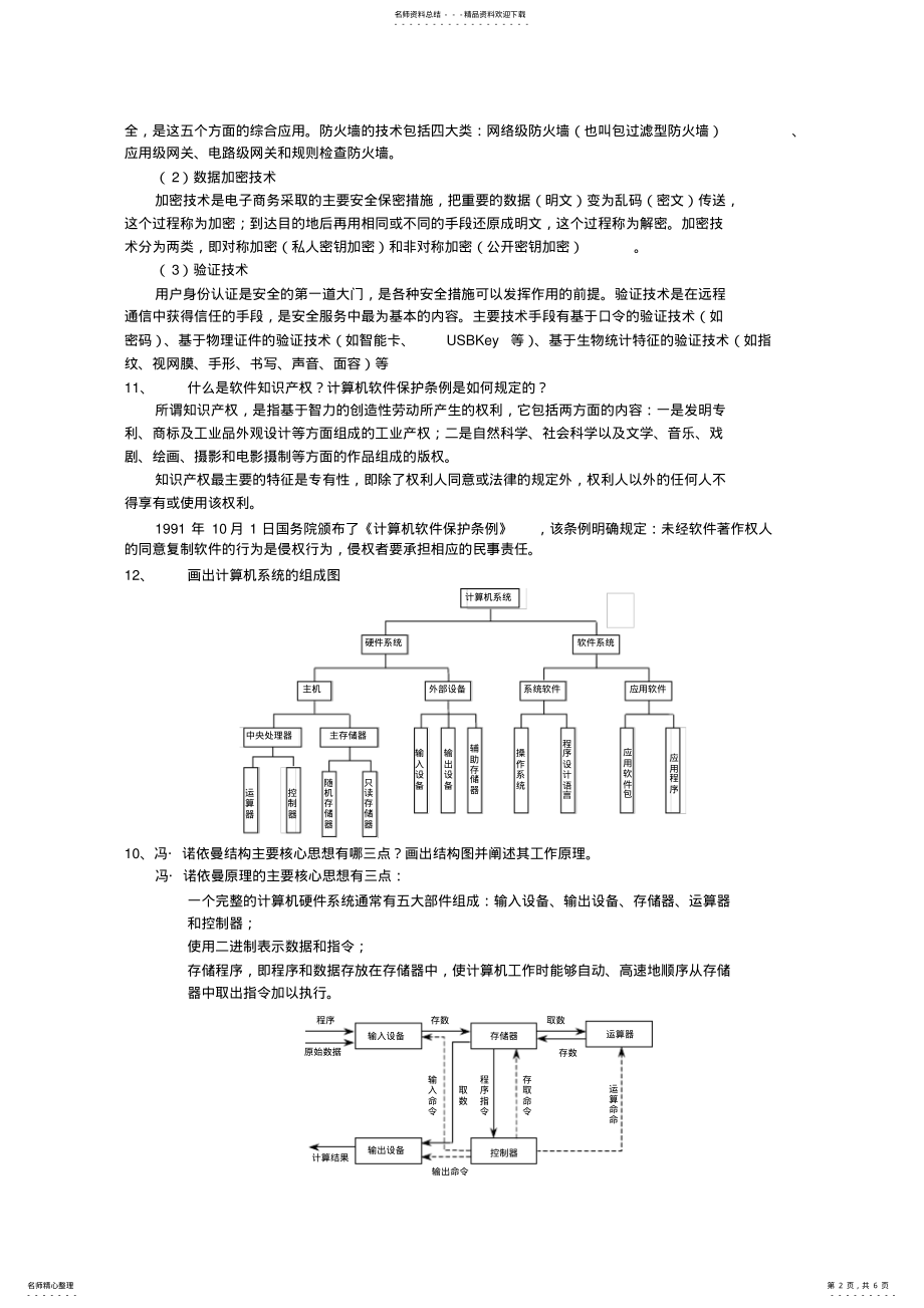 2022年大学信息技术基础考试知识点 .pdf_第2页