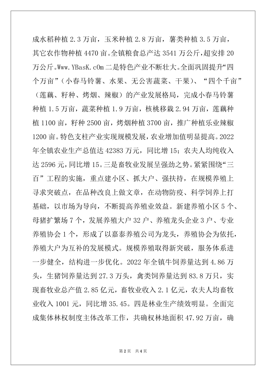 2022年乡镇党委书记工作总结大会上的讲话.docx_第2页