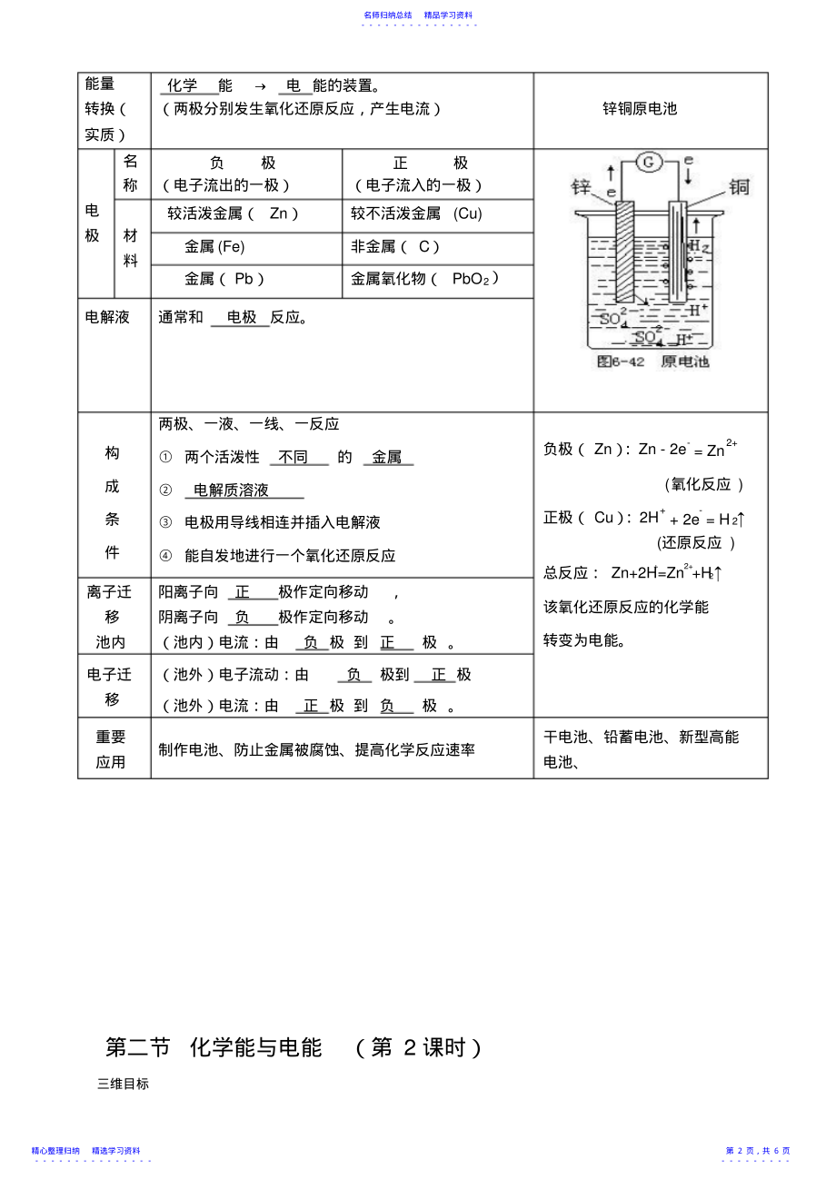 2022年《化学能与电能》教案新人教版 .pdf_第2页