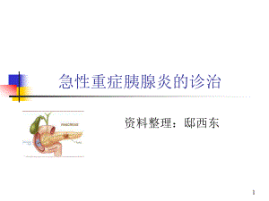 急性重症胰腺炎的诊治ppt课件.ppt