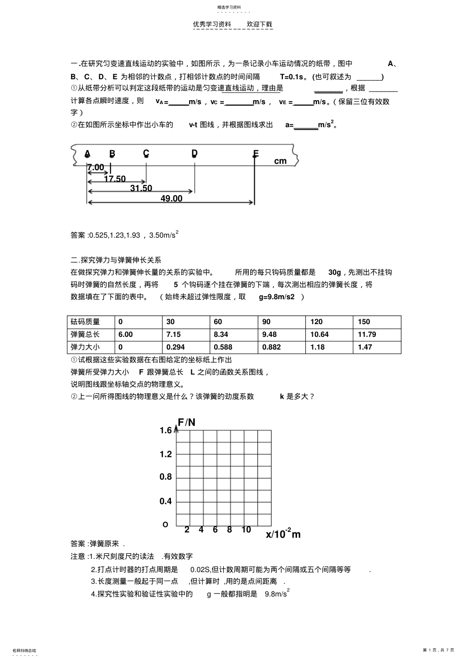 2022年期中考试实验复习 .pdf_第1页