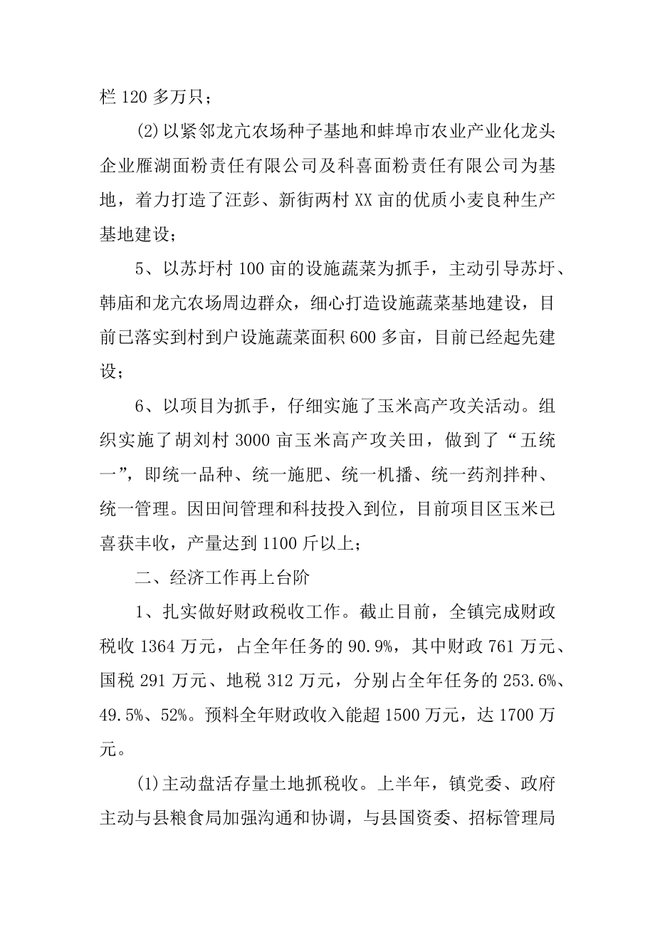 2022年乡镇政府工作总结及工作计划.docx_第2页