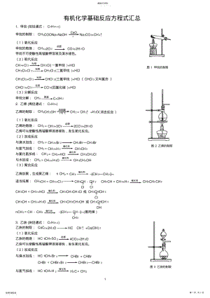 2022年有机化学方程式 2.pdf