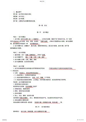 2022年最新会计基础重点归纳 .pdf