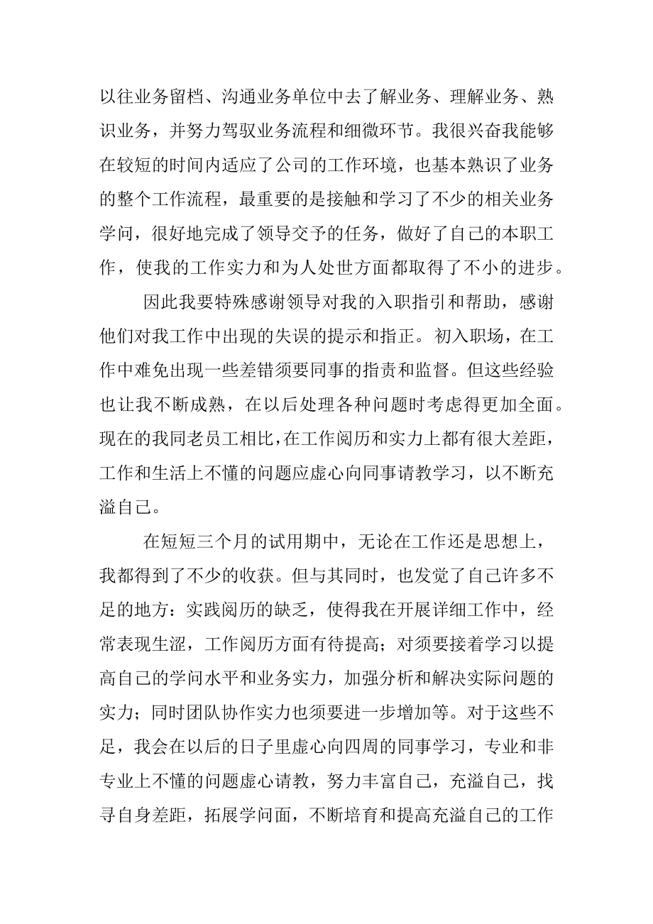 2022年业务员试用期工作总结报告范文.docx_第2页