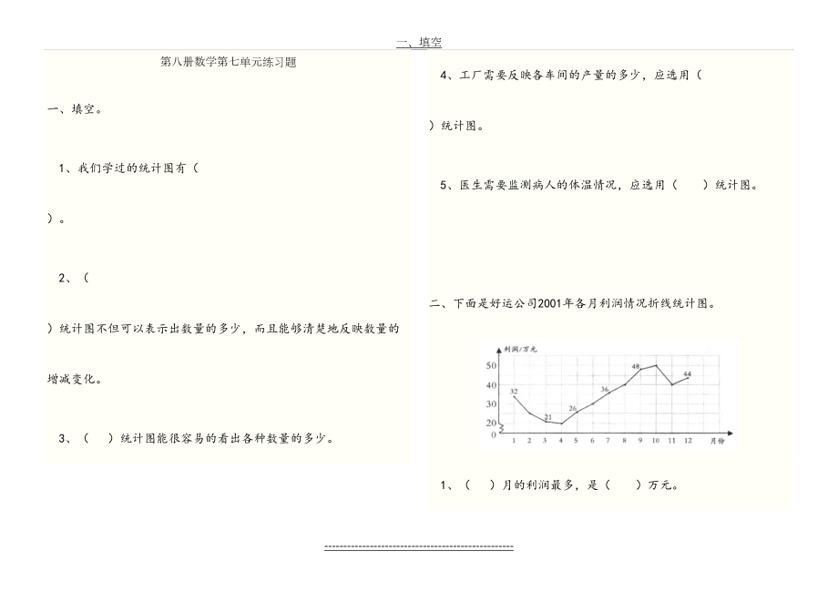 折线统计图练习题(1).doc_第2页