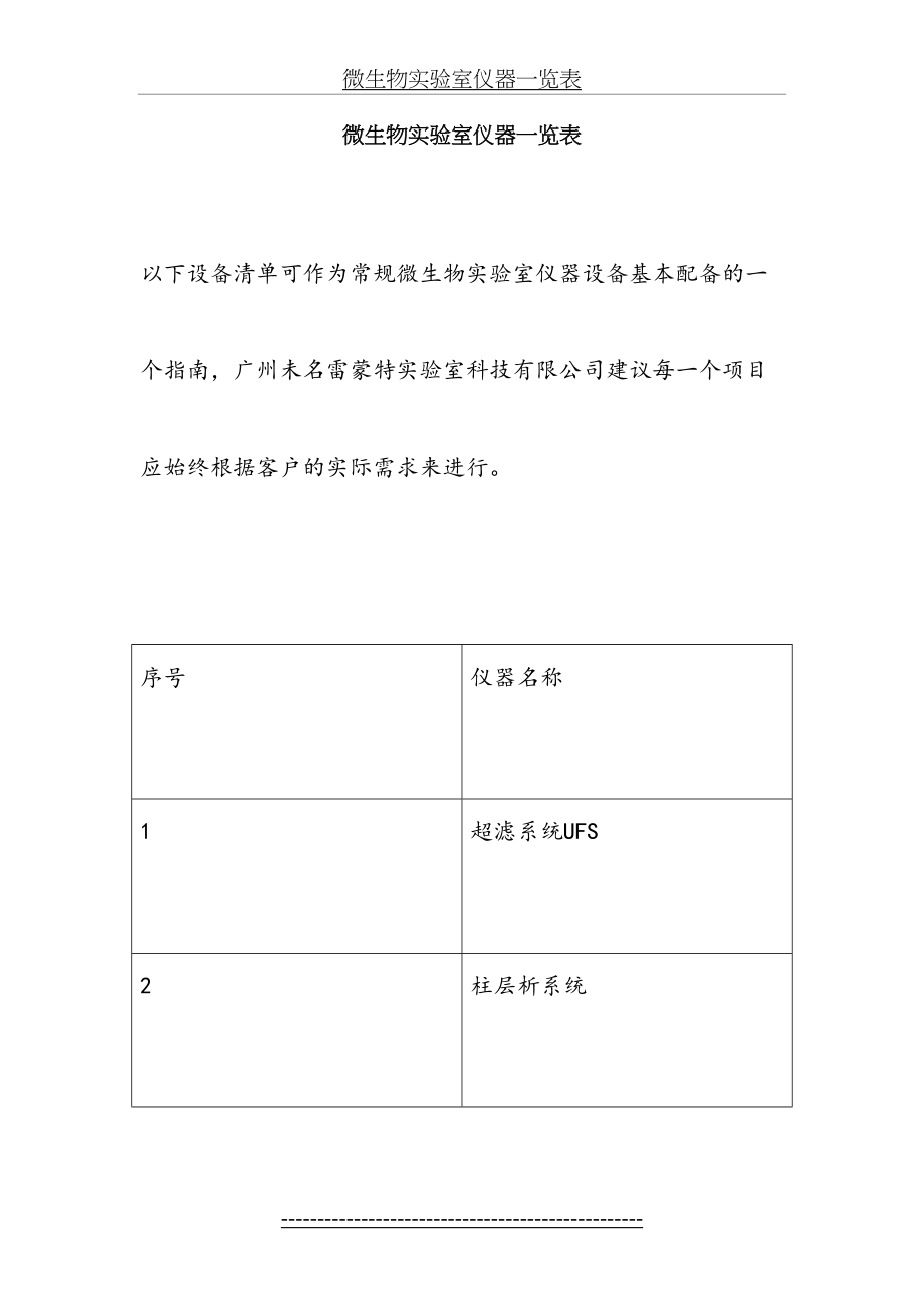 微生物实验室仪器一览表.doc_第2页