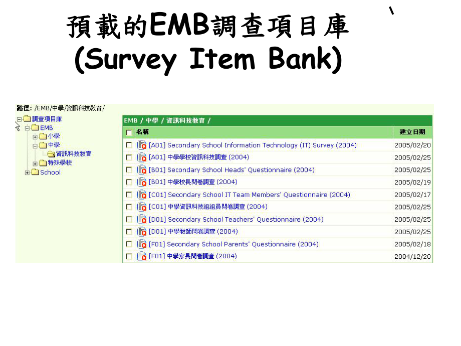 资讯科技教育自评系统经验分享使用预载资讯科技教育调查.ppt_第2页