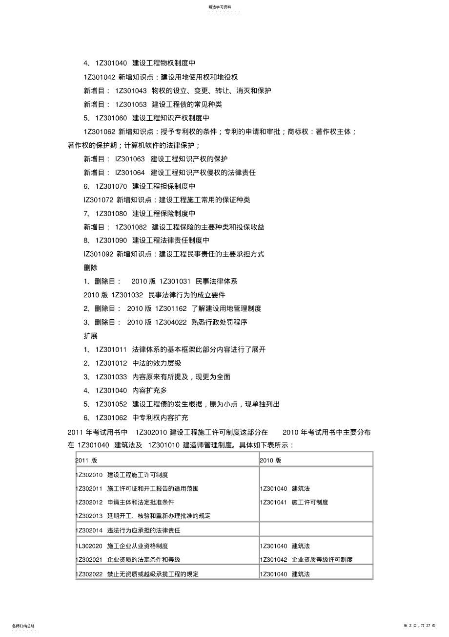 2022年最新2021一级建造师教材变化情况 .pdf_第2页