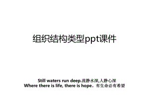 组织结构类型ppt课件.ppt