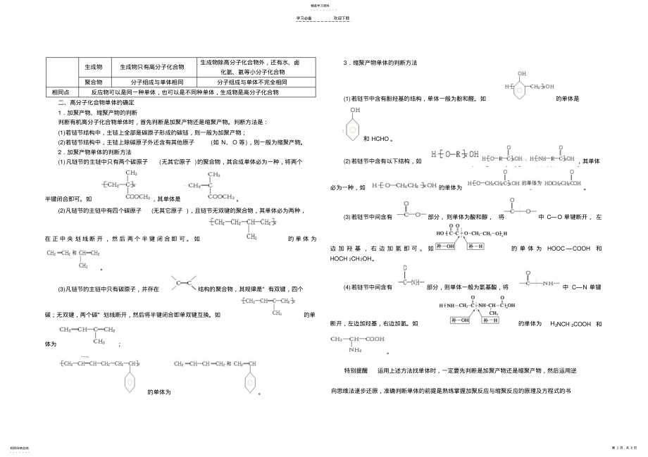 2022年有机化学基础第五章常考知识点强化总结 .pdf_第2页