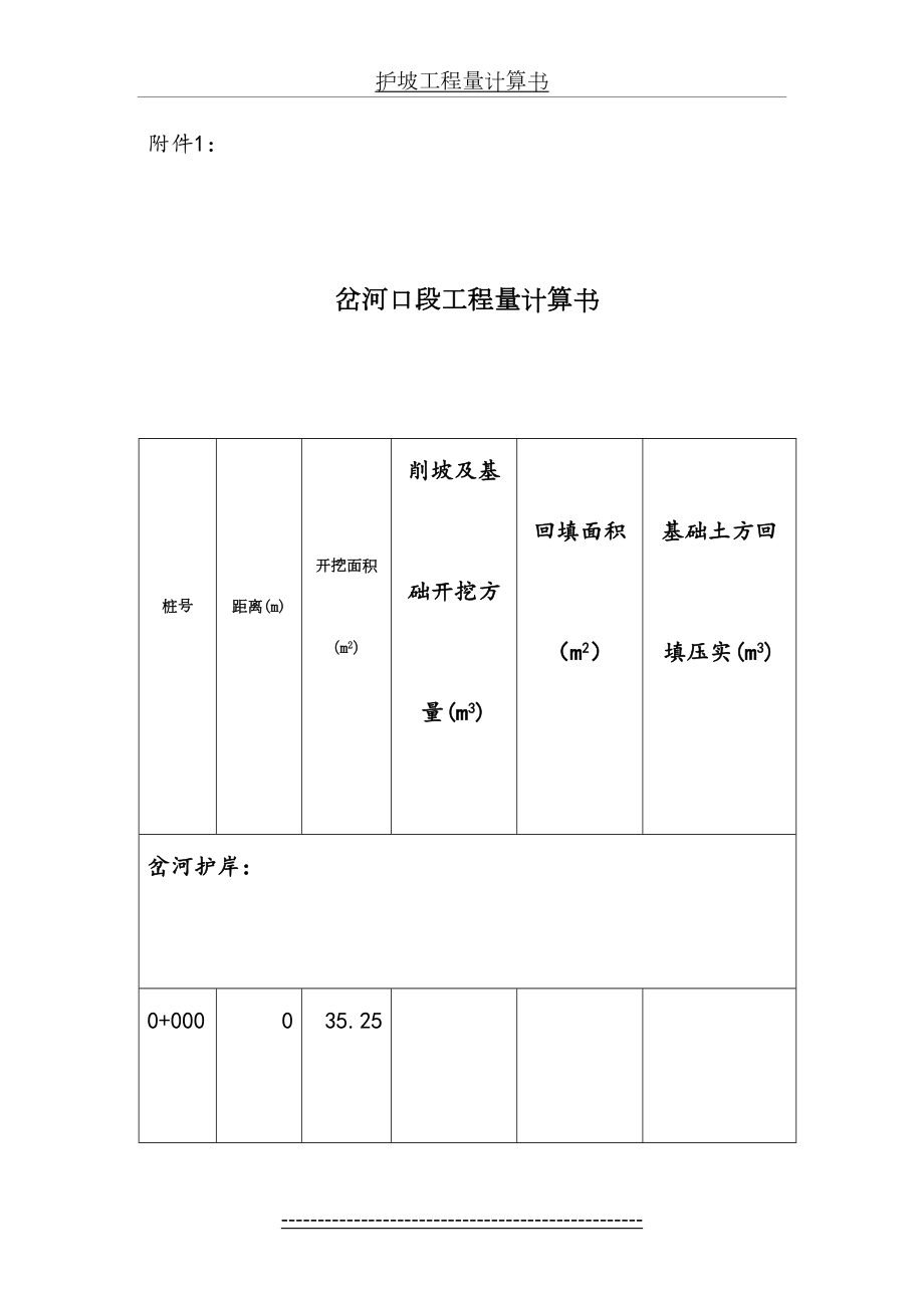 护坡工程量计算书.doc_第2页