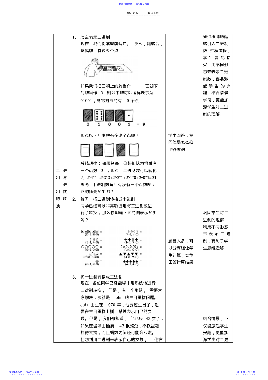 2022年《二进制与计算机》教学设计 .pdf_第2页