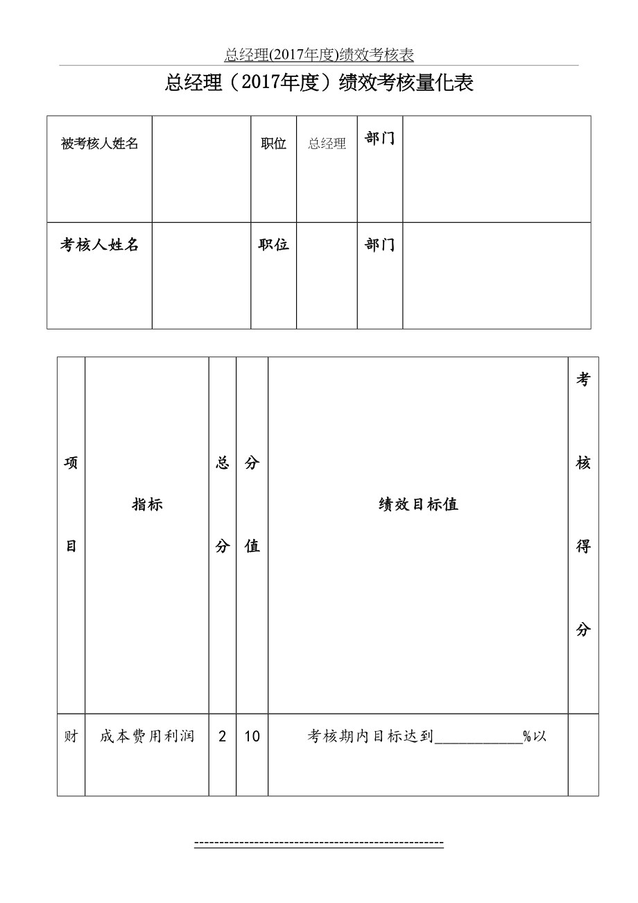 总经理(度)绩效考核表.doc_第2页