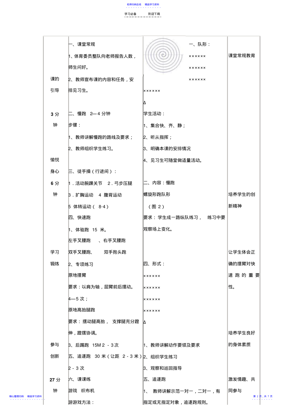 2022年《快速跑》教学设计 .pdf_第2页