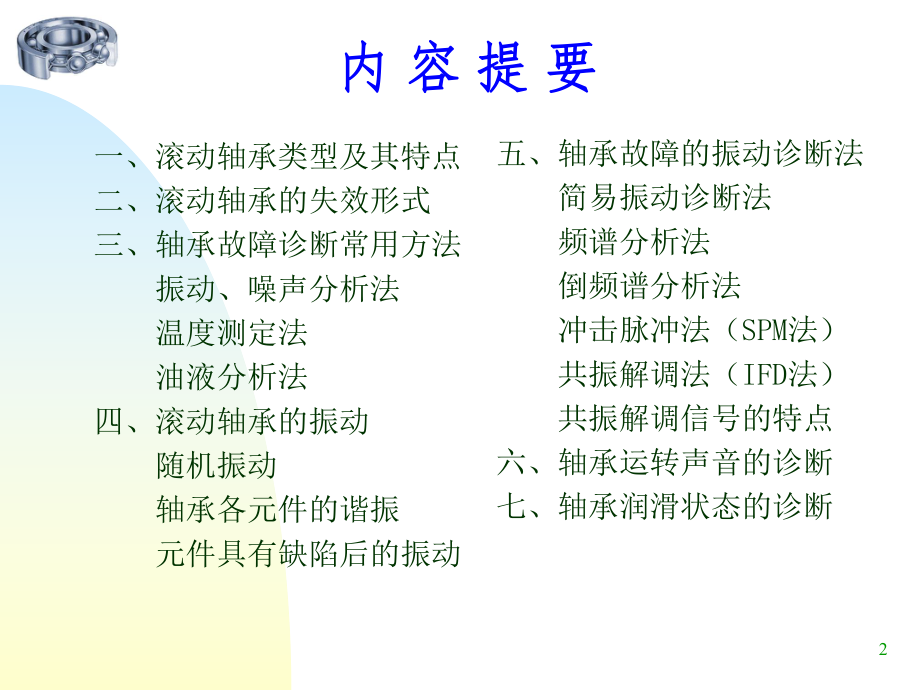 滚动轴承的故障诊断ppt课件.ppt_第2页