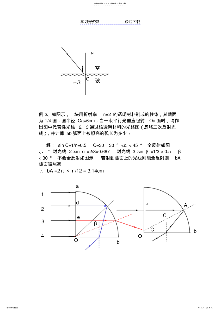 2022年高考复习专题几何光学 .pdf_第2页